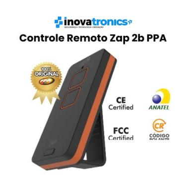 Imagem de Controle Remoto Zap 2b PPA, Preto