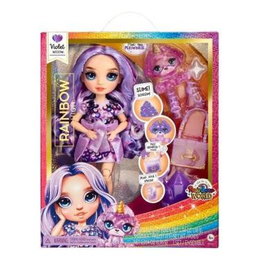Imagem de Boneca Rainbow High Classic Fashion Color Violet Willow 28 Cm  Mga