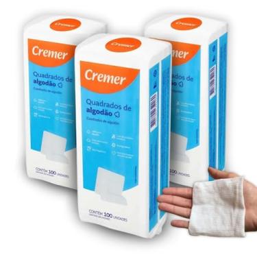 Imagem de Algodão quadrado bebê Sem Perfume 300 unidades