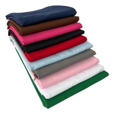 Imagem de Tecido Tricoline Liso 100% Algodão  1 Azul-Claro