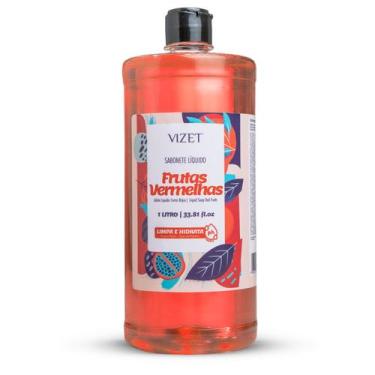Imagem de Sabonete Líquido Frutas Vermelhas Vizet 1lt
