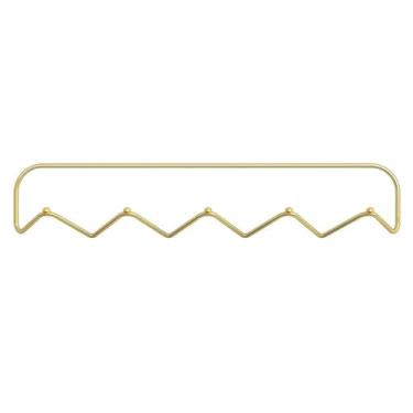 Imagem de Cabideiro montado na parede simples leve luxo na porta de roupas chapéu pendurado porta atrás da entrada pendurar na parede entrada criativa ganchos de parede cabide de parede suporte de parede (cor