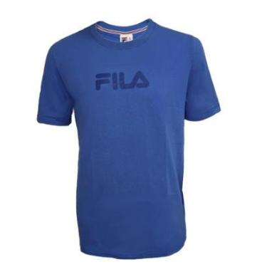 Imagem de Camiseta Fila Aztec FBox Vermelho e Branco-Masculino