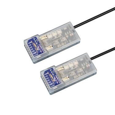 Imagem de Buddy RC Compatible Spektrum Full-Range DSMP Telemetry Stabilizer， DSMX DSM2 Compatible 7-CH Telemetry Stabilizer Voltage Probe Receiver （2PCS