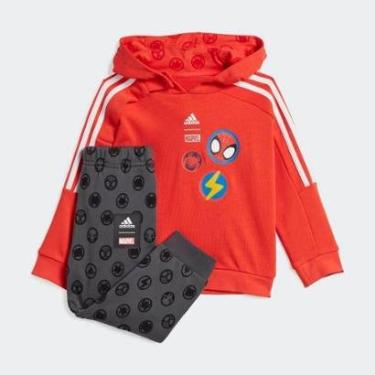 Imagem de Conjunto Jogger adidas x Marvel Homem-Aranha Infantil IB4838-Masculino