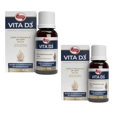 Imagem de Kit 2 Vitamina D3 2.000ui Vitafor 10ml