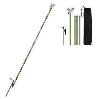 Imagem de Lâmpada Portátil para Camping Pasta Leve Lanterna de Alumínio Plegável Suporte Luz Caminhada Pesca Jardim Churrasco