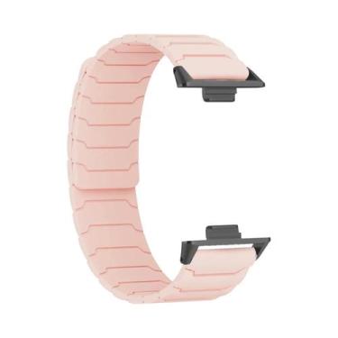 Imagem de Pulseira Magnética De Silicone Para Xiaomi MiBand 8 pro 9 pro Redmi Wa