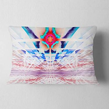 Imagem de Design Cosmic Horizons Apocalypse' Abstract Throw Lombar, Sofá, Almofada de Alta Qualidade + Capa de Almofada Impressa em ambos os lados 30,48 x 50,8 cm