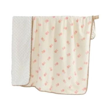 Imagem de Manta De Musselina De Algodão Macio E Respirável Para Bebês, Meninos E