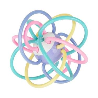 Imagem de Bola De Treinamento Para Bebês Com Chocalho E Mordedor, Bola Manhattan