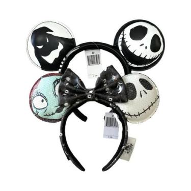 Imagem de Tiara De Pelúcia Mickey Minnie Mouse 2025 Disney Para Festas De Fim De