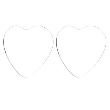 Imagem de Fabater Espelho de Ponto Cego Em Forma de Coração, Retrovisor Convexo Grande Angular para Carros de Rvs, Lente Abs Hd, Espelho de Ponto Cego para Caminhões (L)