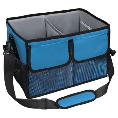 Imagem de Amerbro Organizador grande para churrasqueira com suporte de toalha de papel - Organizador de utensílios para churrasco, condimento - Saco de piquenique fácil de transportar - Bolsa de grelha para