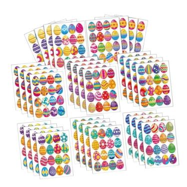 Imagem de Vaveren 32 Adesivos Decorativos para Ovos de Páscoa - Ideal para Embalagens de Presentes, Cartões de Felicitações e Decoração de Festas.