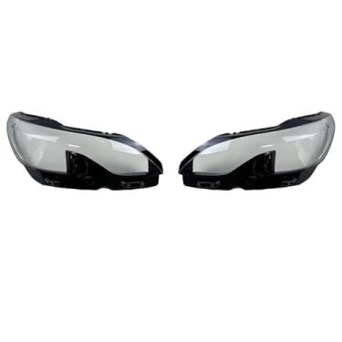 Imagem de Capa para lente do farol dianteiro, compatível com peugeot xenon/halogênio 4008 5008 2017 2018 2019, abajur de vidro transparente(Xenon A Pair)