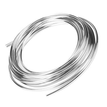 Imagem de Cosiki Molde de Capa Protetora de Borda de Porta de Carro Preto de para Evitar Arranhões, Lascas, Batidas, Durável 6 M para Porta de Carro, Borda de Ar Condicionado (Prata)