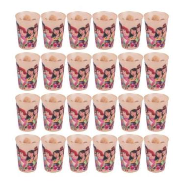 Imagem de Kit 24 Copos Princesas Disney 320 ml Para Lembrancinhas Festa Infantil