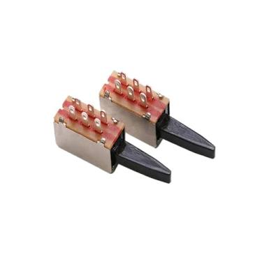 Imagem de 20 peças PS-22I48 6 pinos interruptor de reinicialização momentâneo botão liga/desliga