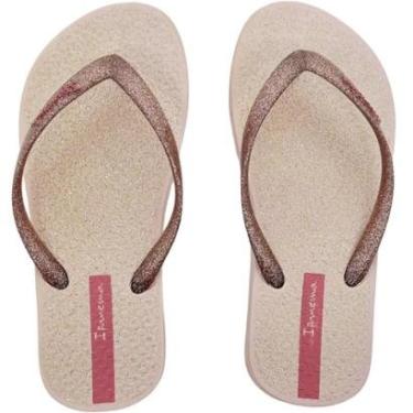 Imagem de Chinelo Dedo Borracha Infantil Menina Casual Dia a Dia com Glitter Ipanema 26622-Feminino