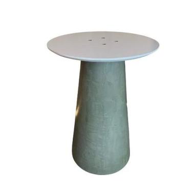 Imagem de Base para Mesa de Jantar Cone Cimento Queimado para Tampos de 60 cm at