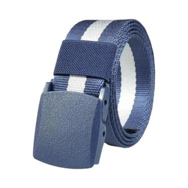 Imagem de Cinto Tático De Nylon Branco Com Fivela Automática Para Homens E Mulhe