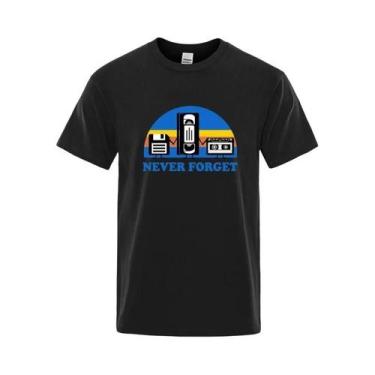 Imagem de Camiseta Masculina De Verão Com Estampa Sarcástica De Música, 100% Alg