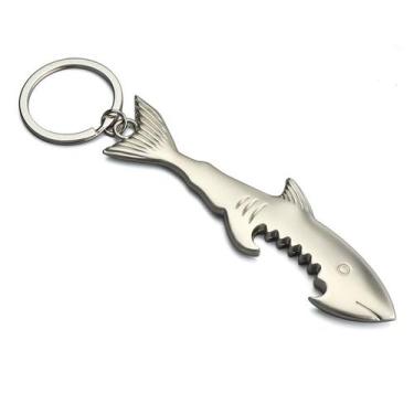 Imagem de Chaveiro abridor de garrafas Creative Shark Zinc Alloy Ocean Anim - yi