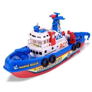 Imagem de Barco de bombeiro elétrico de brinquedo NEXTAKE NEXTAKE com som