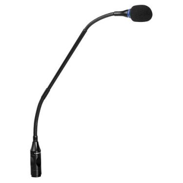 Imagem de Microfone Gooseneck Sem Base Com Haste 61cm Profissional Com Espuma An
