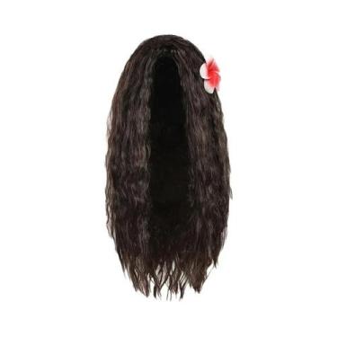 Imagem de Peruca De Cosplay Para Meninas Princesas Rapunzel Elsa Anna Jasmine Se