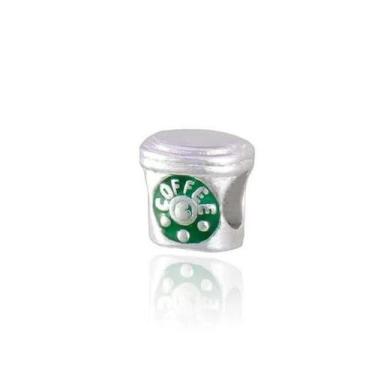 Imagem de Berloque Coffee Starbucks em Banho Prata Pulseiras Berloques - Pulseir