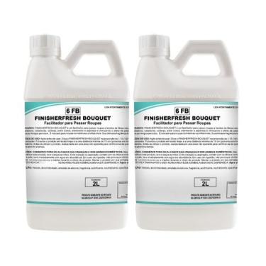 Imagem de Kit 2 Finalizador Passadoria Tecido Finisherfresh Bouquet 2L - Spartan