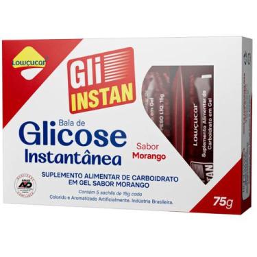 Imagem de Gli-instan Lowçúcar (Açúcar Liquido) Sabor Morango 5x15g - Lightsweet