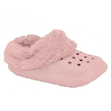Imagem de Sandalia Molekinha 2591.212 Babucha Forrada Lã Pelo Infantil -, 33/34