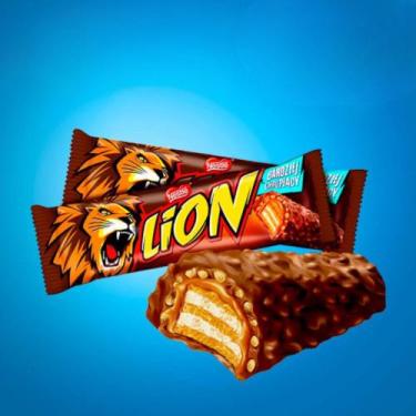 Imagem de Chocolate Lion Barra Crocante Importado 2 unidades de 42g