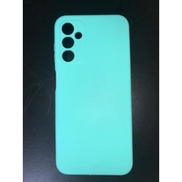 Imagem de Capinha compatível com Samsung A14 5G silicone verde agua fosco - Huan