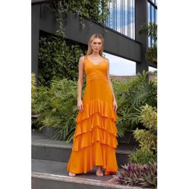 Imagem de Vestido Cecília  - Laranja - Amey, P