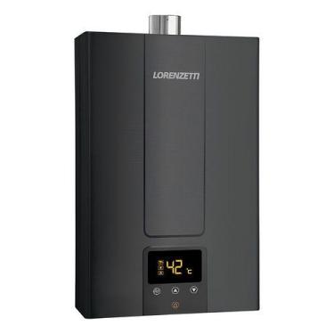 Imagem de Aquecedor Água Gás Lorenzetti Lz 2000bk Preto 20 Litros Gn, Preto, 110