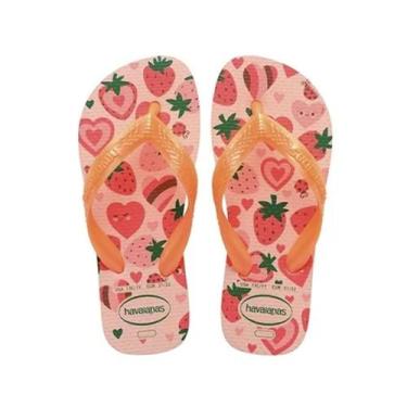 Imagem de Chinelo Havaianas De Dedo Kids Flores Rosa Confete, 27/28, Rosa, Confe