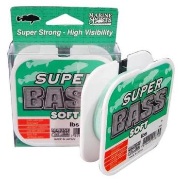 Imagem de Linha de Pesca Super Bass Soft Green Marine 24 lbs 0,405mm  - Marine S