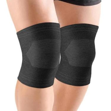 Imagem de Joelheira Elástica Bamboo - Hidrolight, Preto, M