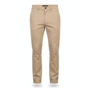 Imagem de Calca Masculina Slim Sarja Bolso Faca Deliz, Cappuccino, 42
