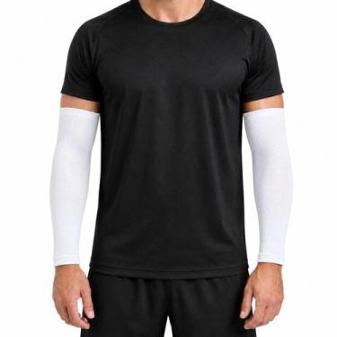 Imagem de Manguito Esportivo Mangote de Compressão para Corrida, Futebol e Cicli