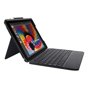Imagem de Capa com Teclado Logitech Slim Combo para iPad Pro 10.5" - Preto com Iluminação e Carregamento via Smart Connector