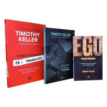 Imagem de Kit 3 Livros Timothy Keller  Ego Transformado + Como Integrar Fé E Tra