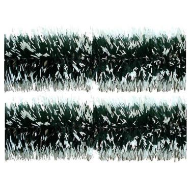 Imagem de Jogo Festão PVC Verde Nevado 9cmx2m 2 Peças Total 4 Metros - Magizi