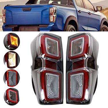 Imagem de JESYMBX Lâmpada traseira do lado do motorista esquerdo LED seta lâmpada de parada de luz de neblina conjunto de lâmpada traseira para Isuzu D-max Dmax RG01 Pickup UTE 2020 2021 2022