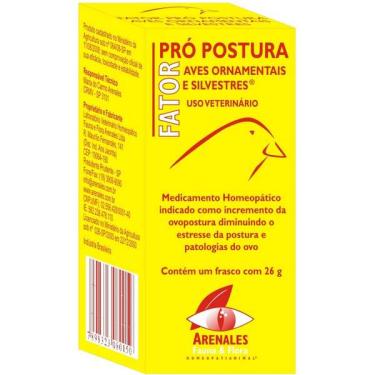 Imagem de Sistema de Terapia Arenales Fator Pro Postura Aves Ornamentais e Silvestres - 26 g