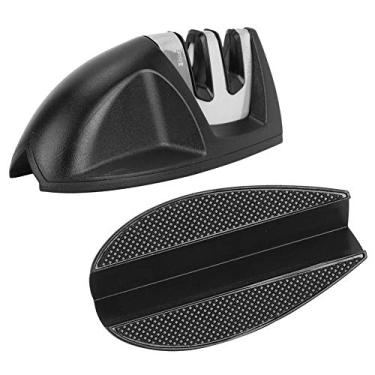 Imagem de  Faca romântica para amolar o dia dos namorados  2 peças de ferramentas de moagem, ferramenta de amolar facas durável em forma de V, para uso doméstico